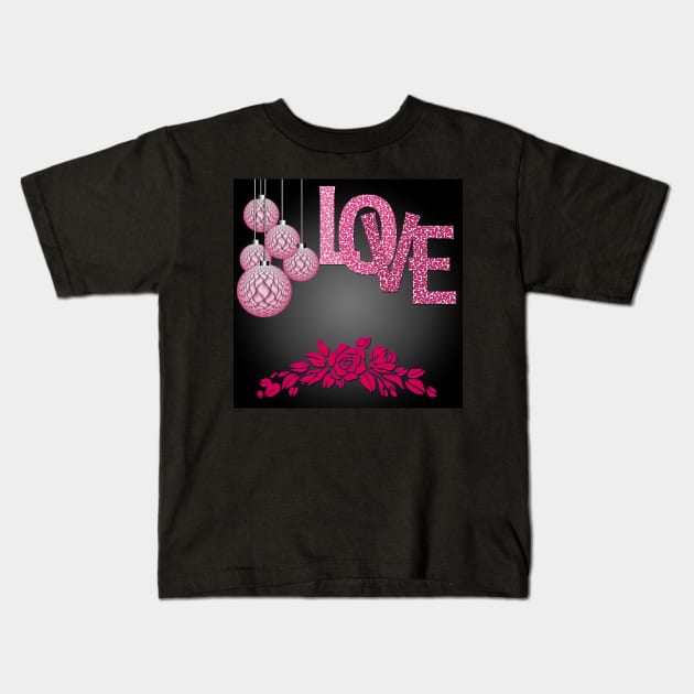 Valentine's day Kids T-Shirt by ikshvaku